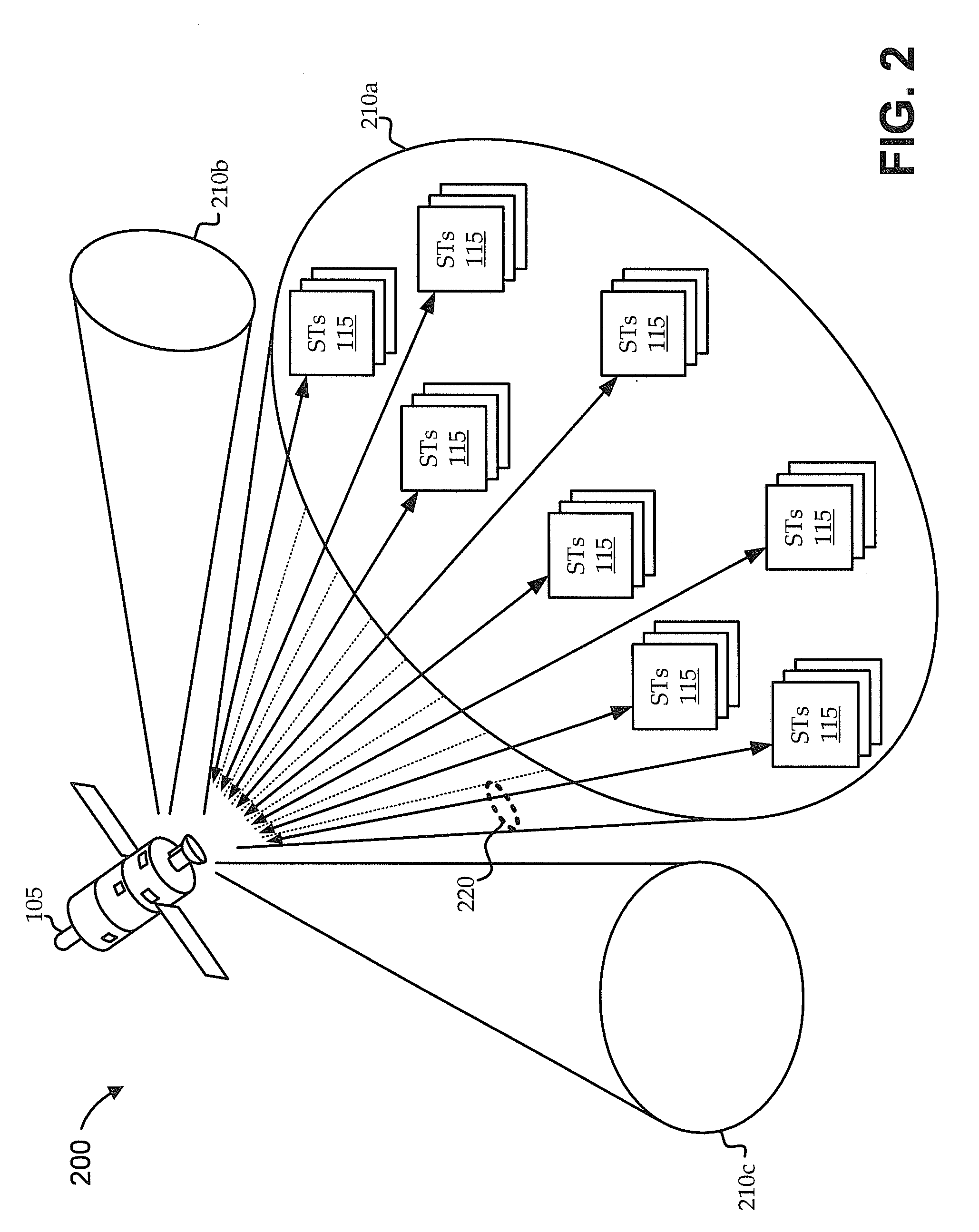 Opportunistically delayed delivery in a satellite network