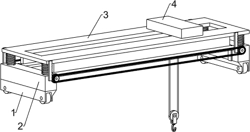 Bridge crane damping device