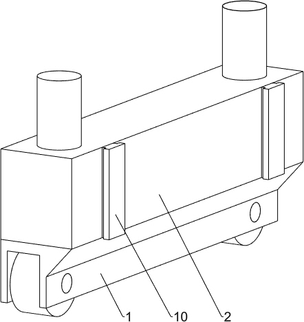 Bridge crane damping device