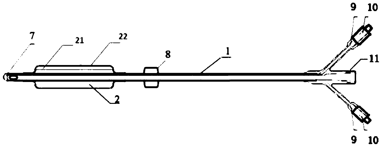 Uterine filling balloon catheter