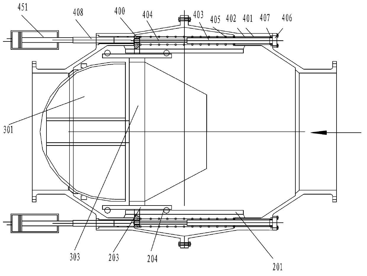 Diversion damper slowly-closed check valve