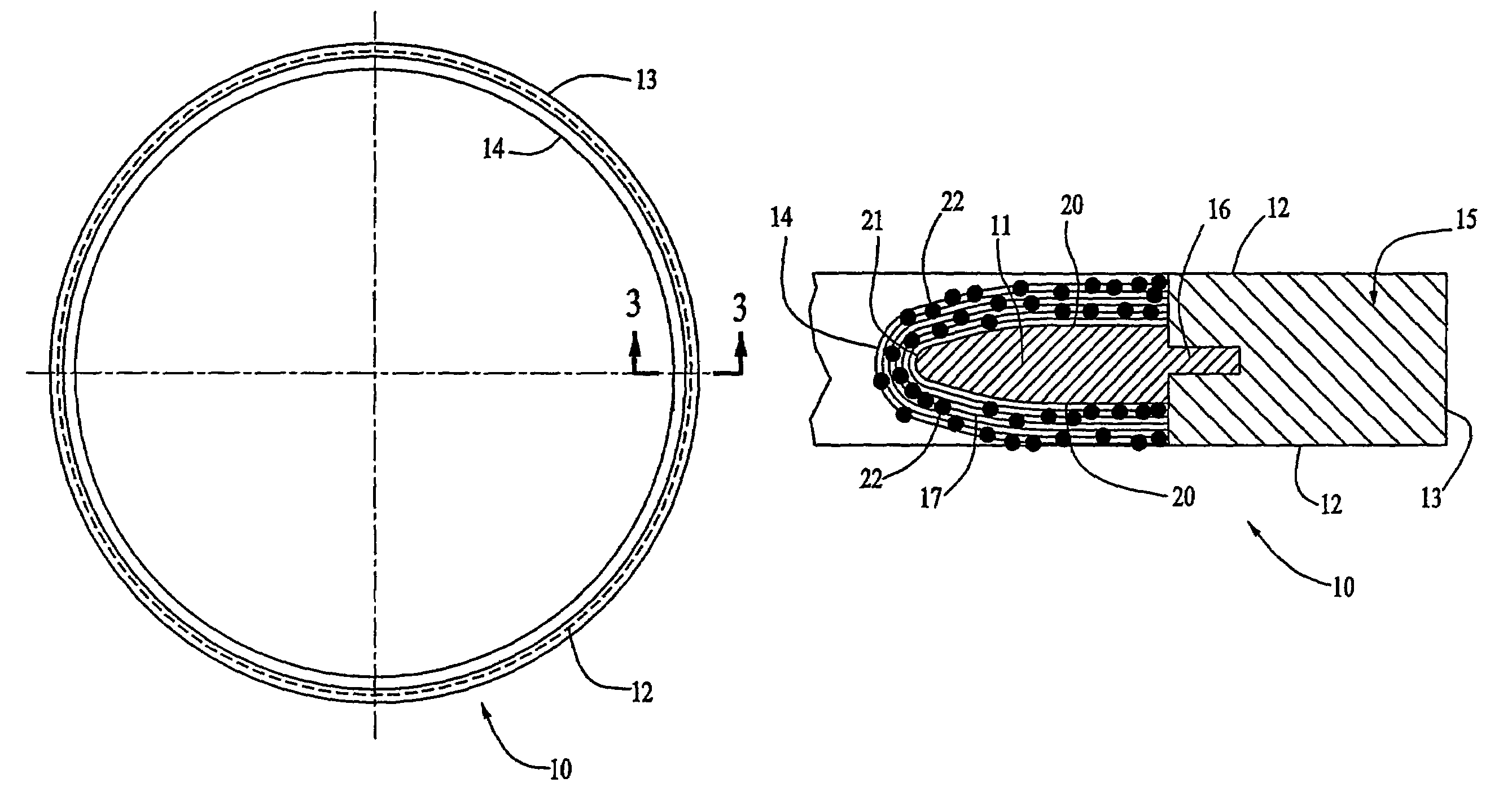 Blade ring saw blade