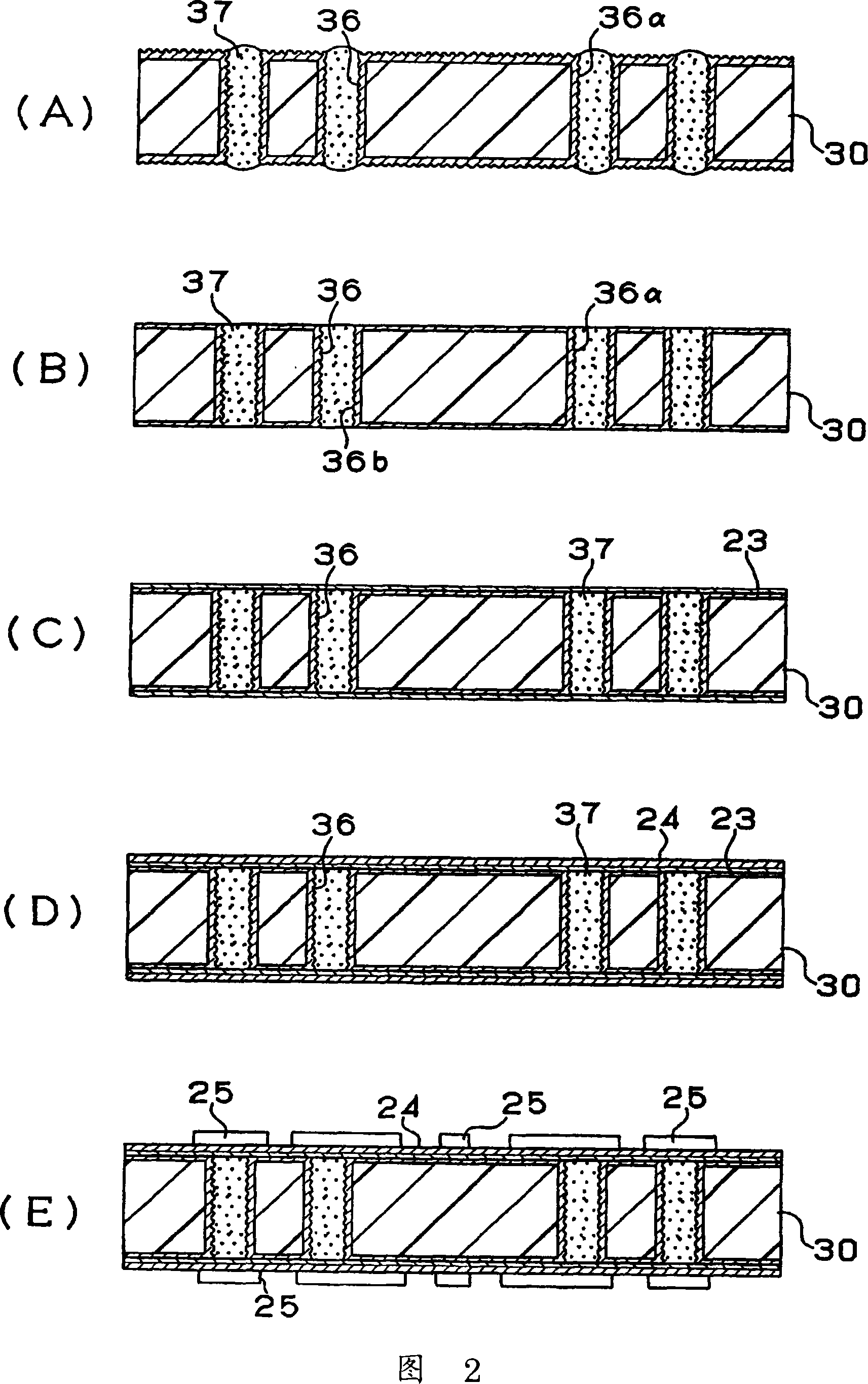 Multi-layer printed wiring board and manufacturing method thereof