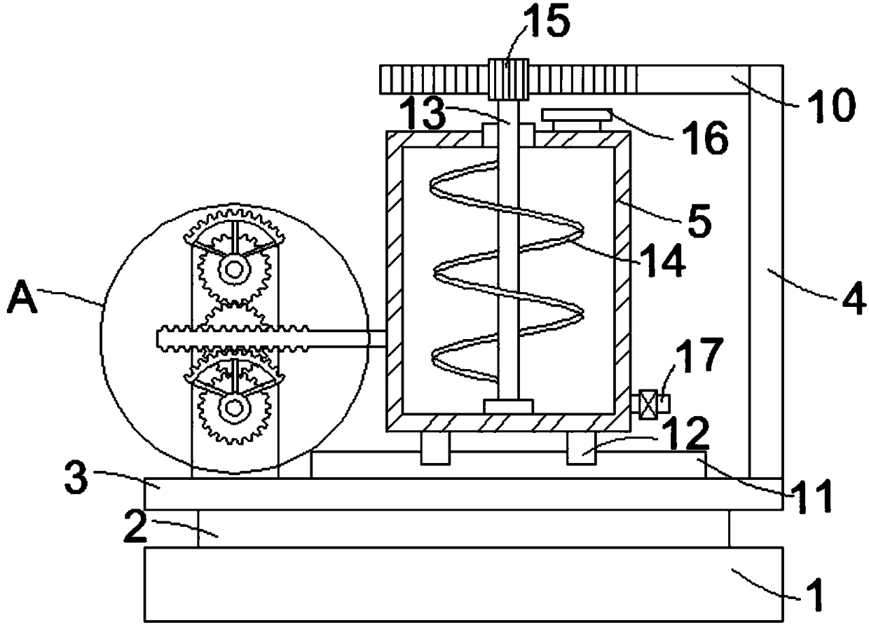 Mixing equipment for processing irradiation crosslinked coiled material