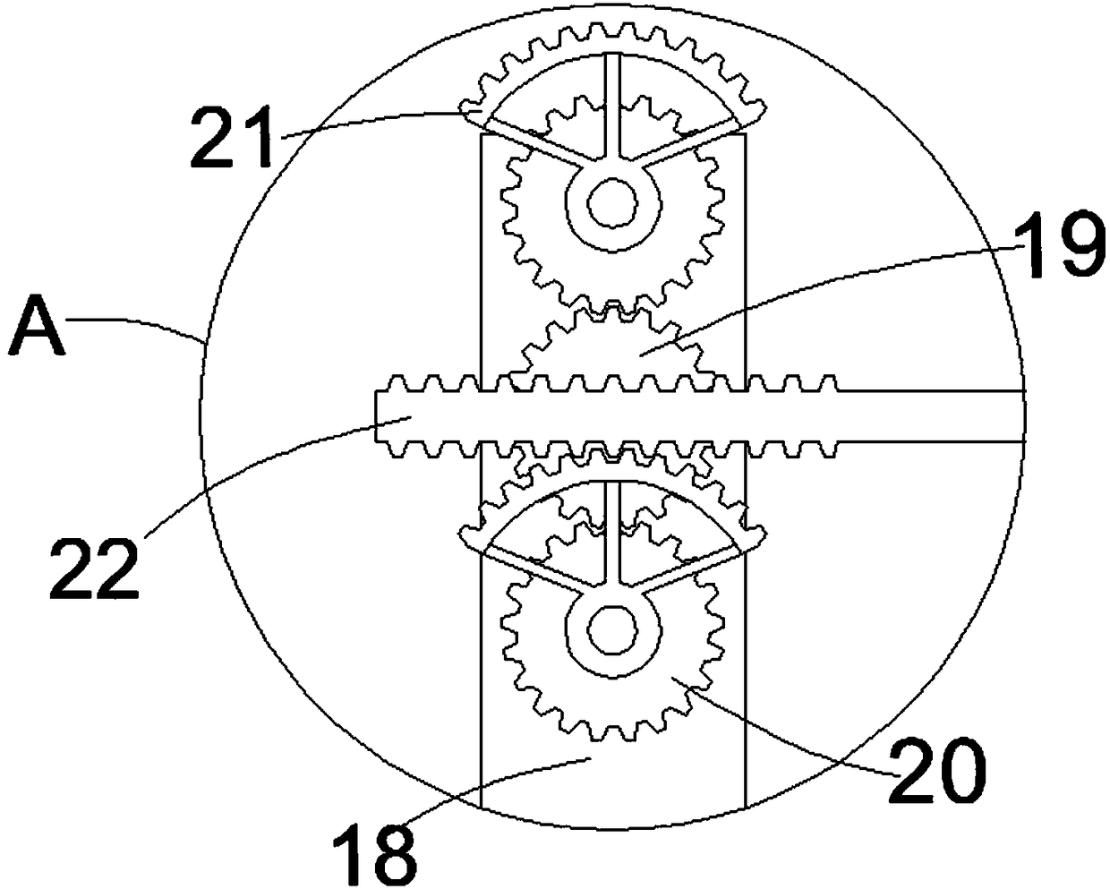 Mixing equipment for processing irradiation crosslinked coiled material