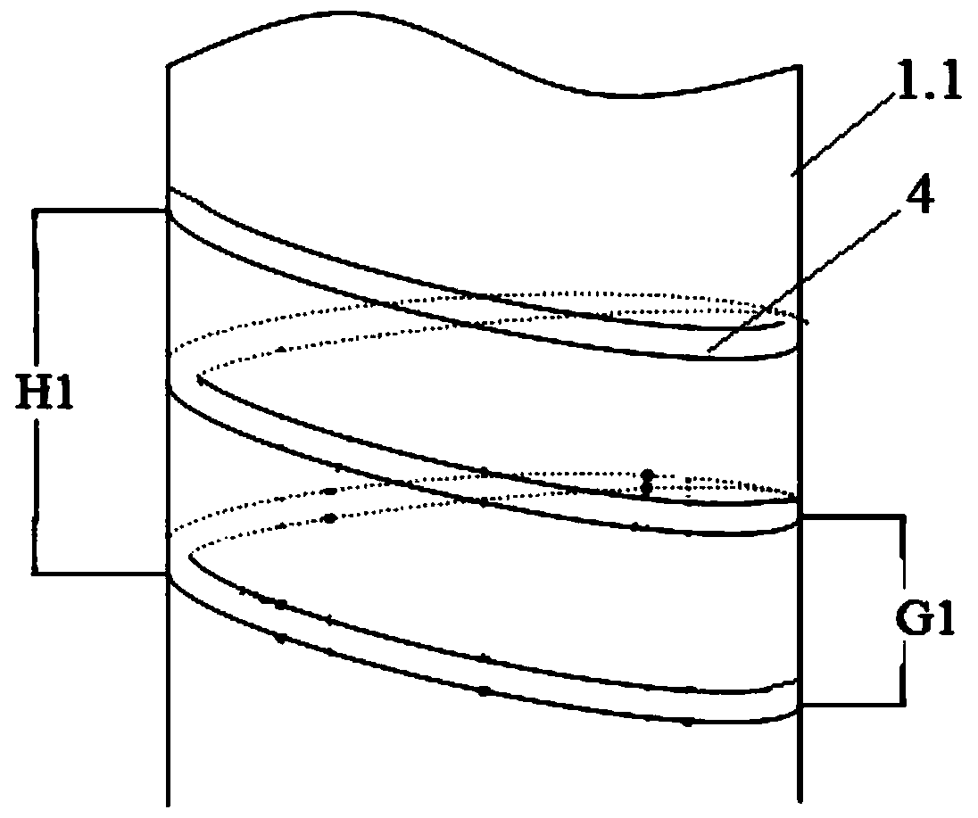 Bubbling tower and method for producing benzoic acid by liquid phase oxidation of toluene with the same