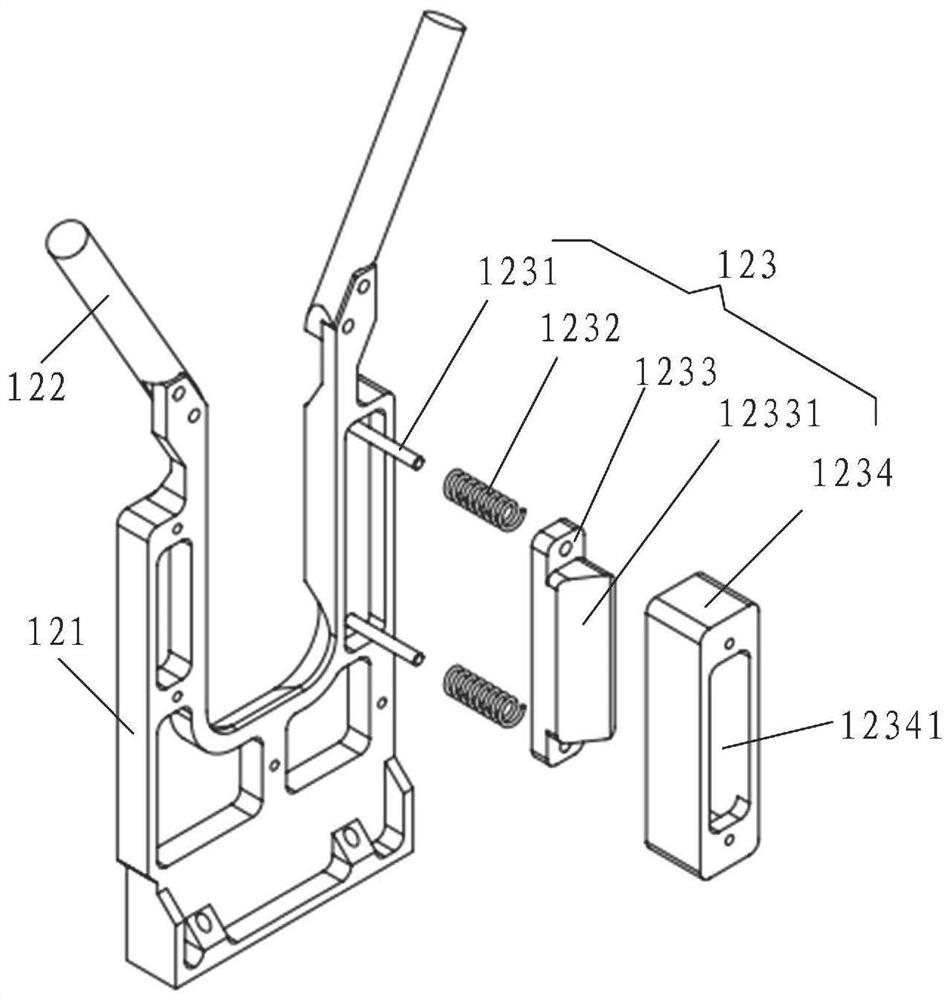 Live-line work robot lead lap joint device and lap joint method