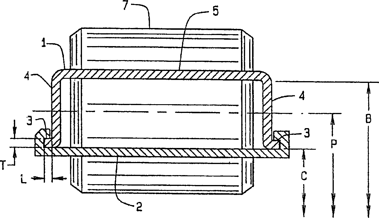 Unitized cage for cylindrical roller bearing