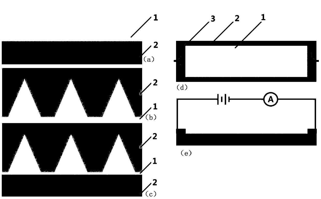 A flexible temperature sensor based on graphene nanowall and its preparation method