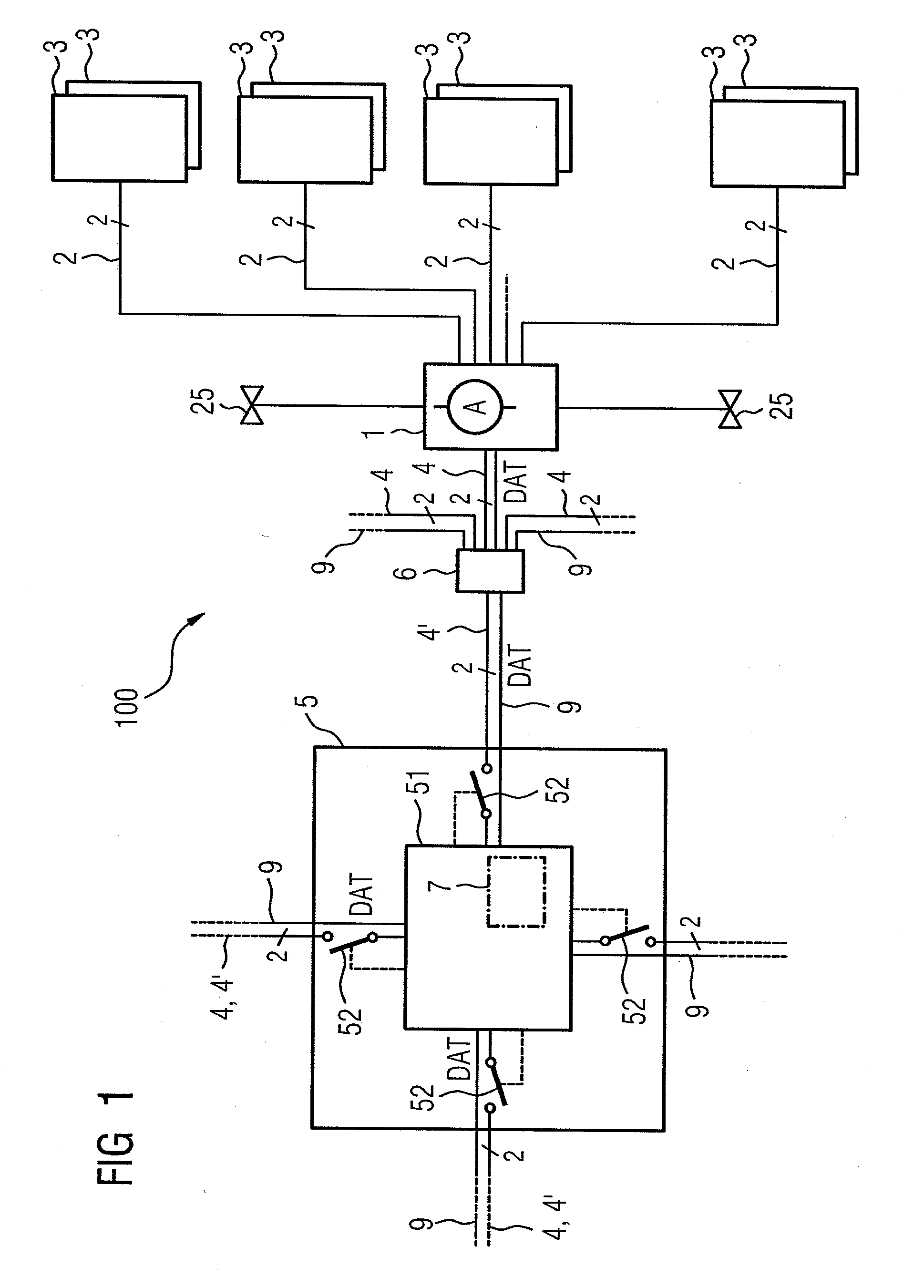 PV Sub-Generator Junction Box, PV Generator Junction Box, and PV Inverter for a PV System, and PV System