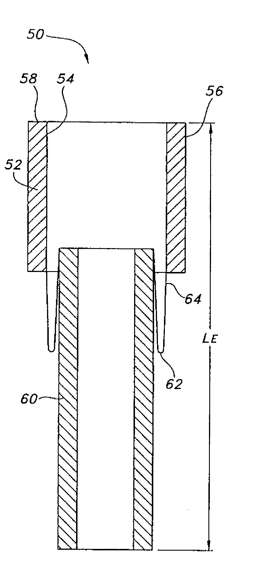 Variable length endovascular graft prosthesis adapted to prevent endoleaks