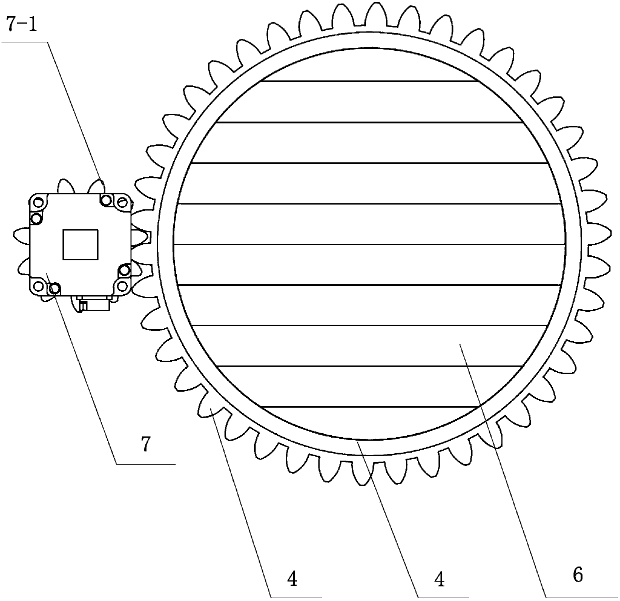 Vector aerodynamic rudder ducted fan for vertical takeoff and landing of unmanned aerial vehicle and control method thereof