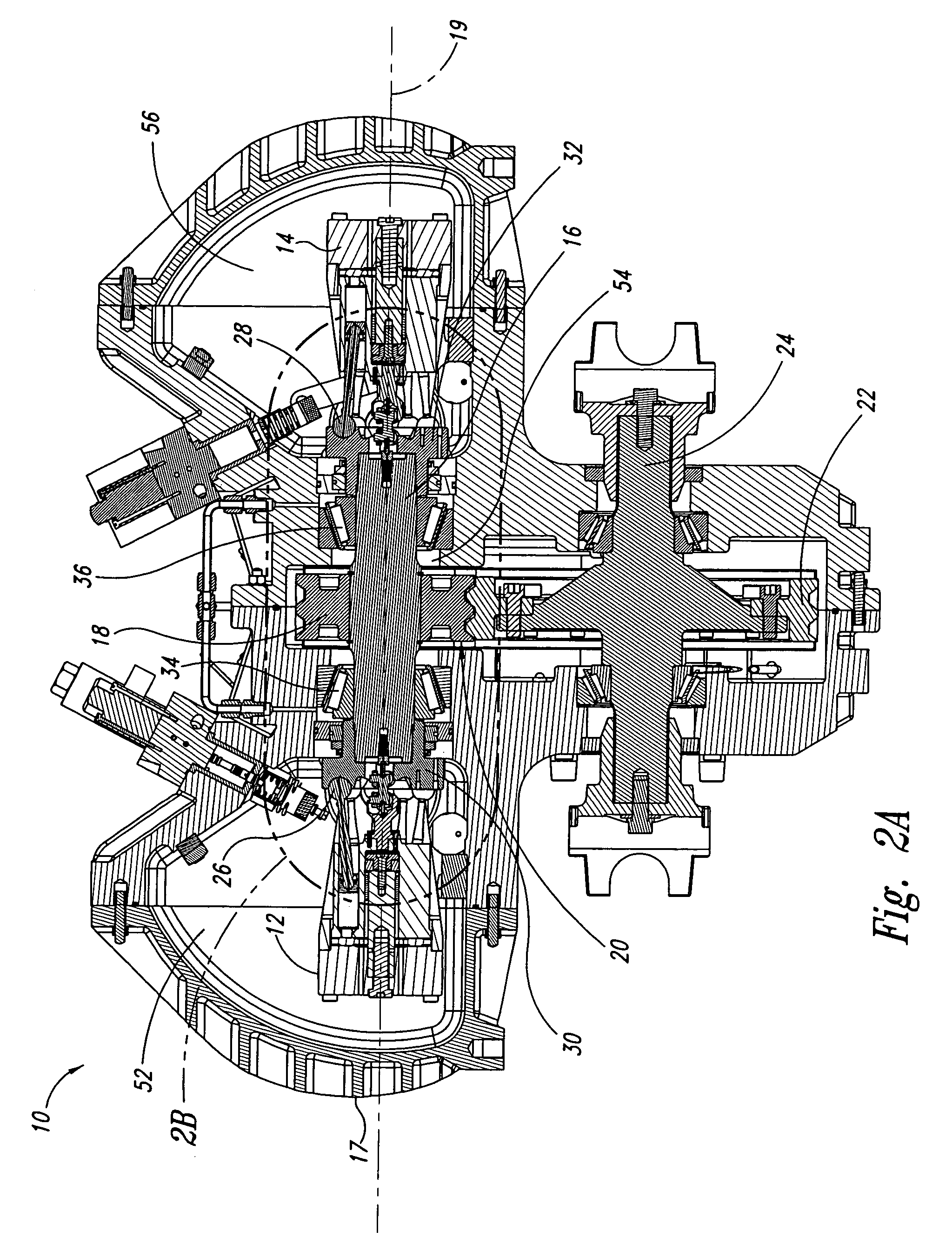 Opposing pump/motors