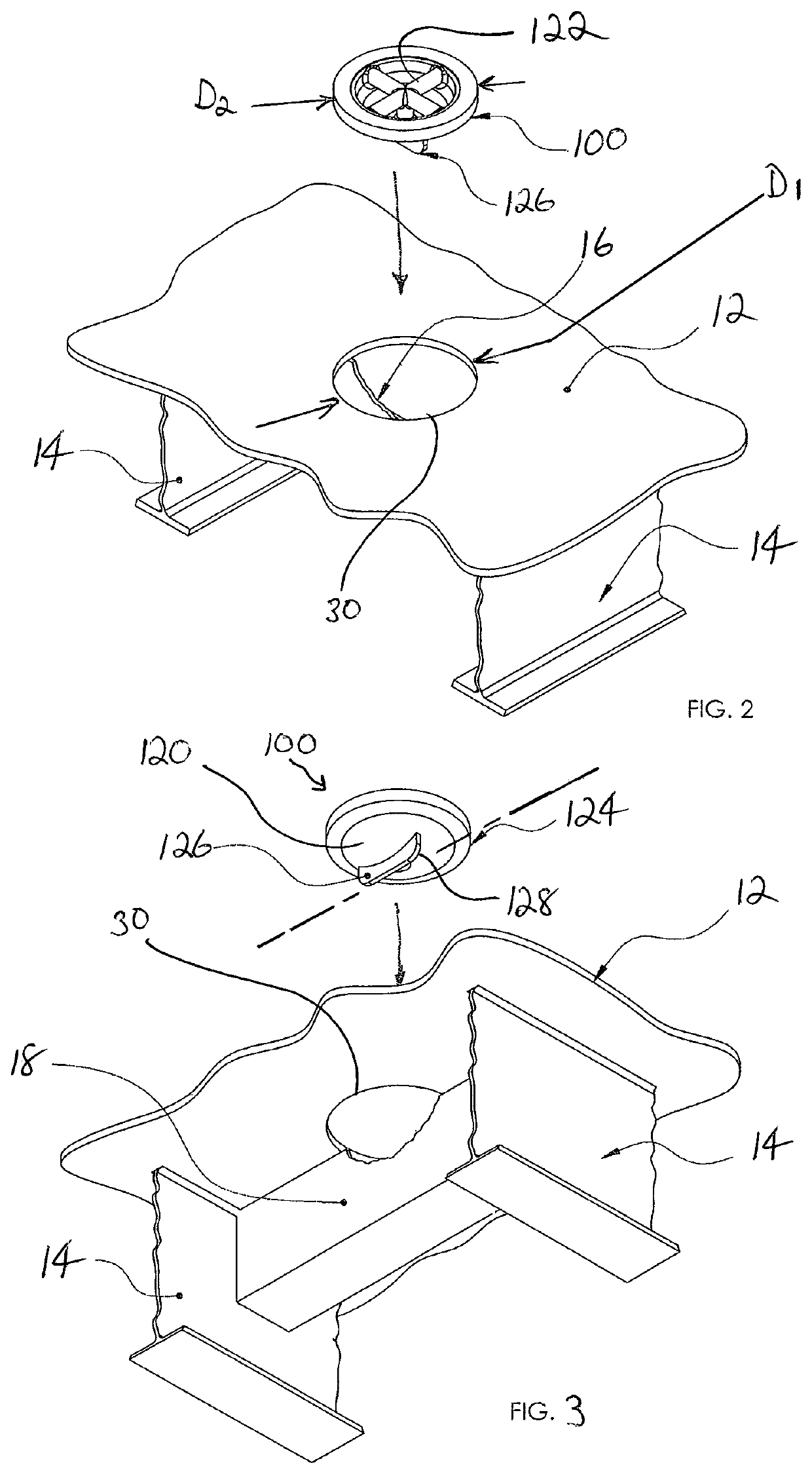 Cargo lashing fitting