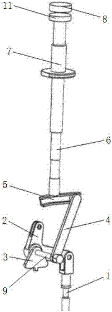 Vacuum circuit breaker closing transmission mechanism