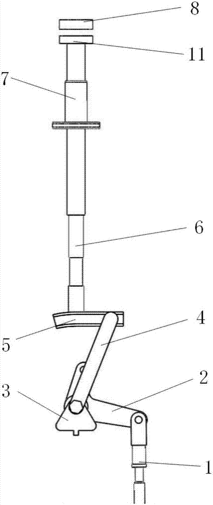 Vacuum circuit breaker closing transmission mechanism