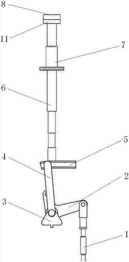 Vacuum circuit breaker closing transmission mechanism