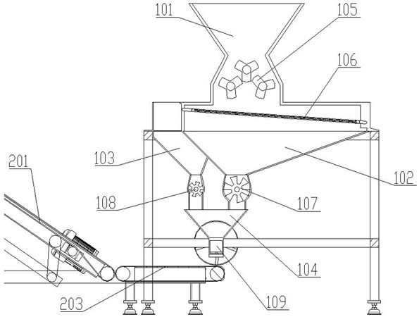 A negative pressure thermal desorption treatment system for mercury-contaminated soil