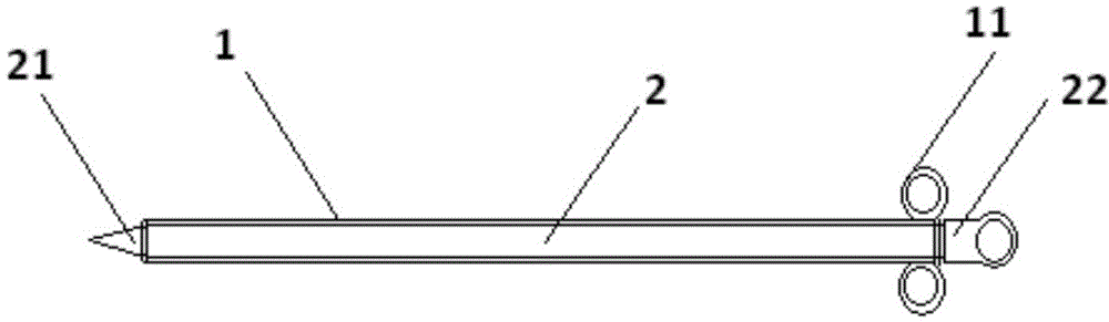 Accurately-positioning minimally-invading planter