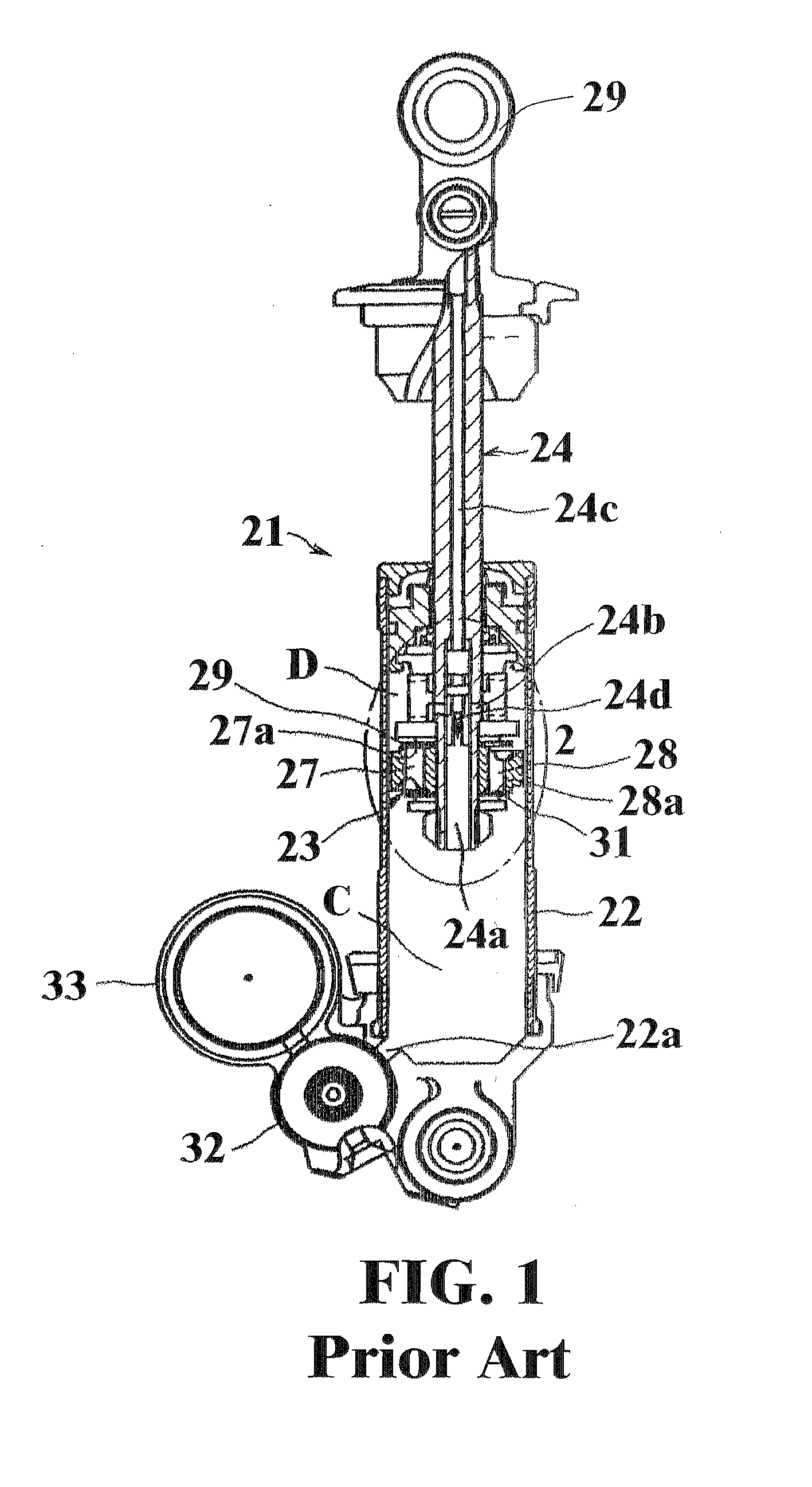 Hydraulic damper for vehicle