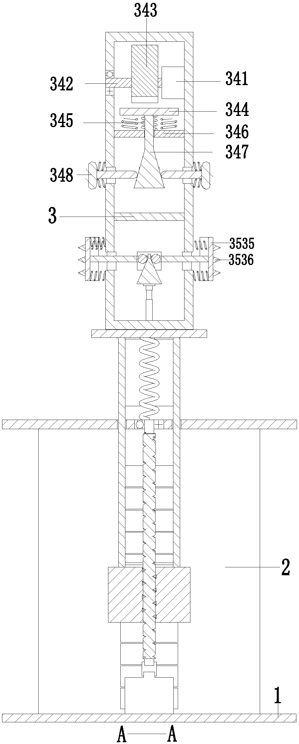 Automated spraying equipment for circular hot-rolled seamless steel pipes