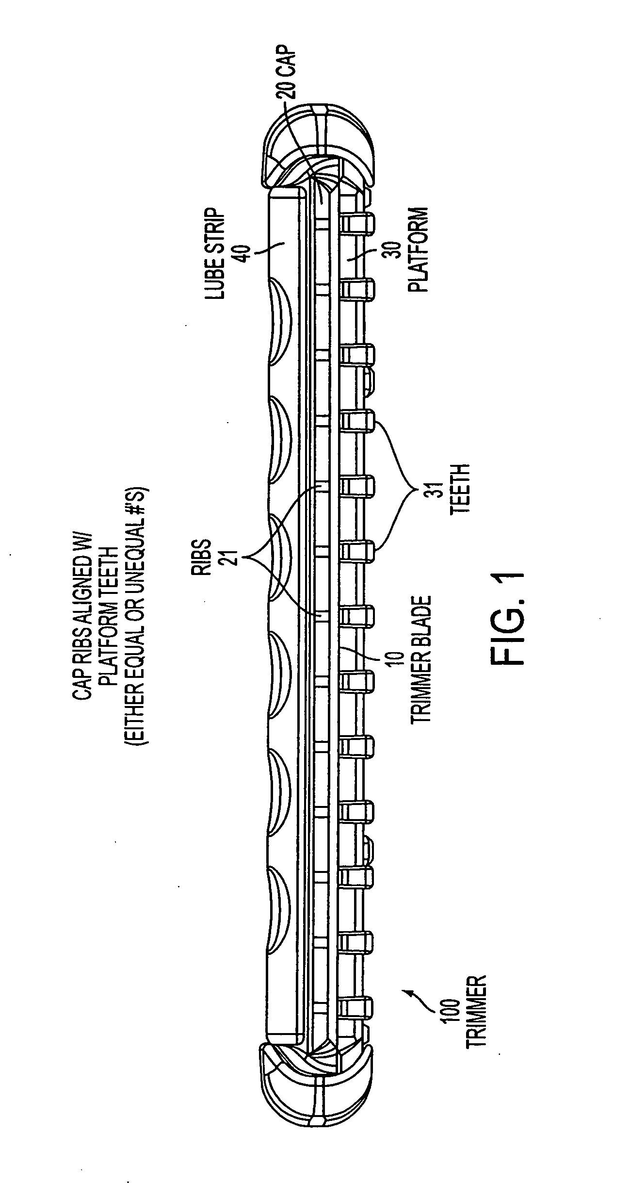 Trimmer for shaving razor