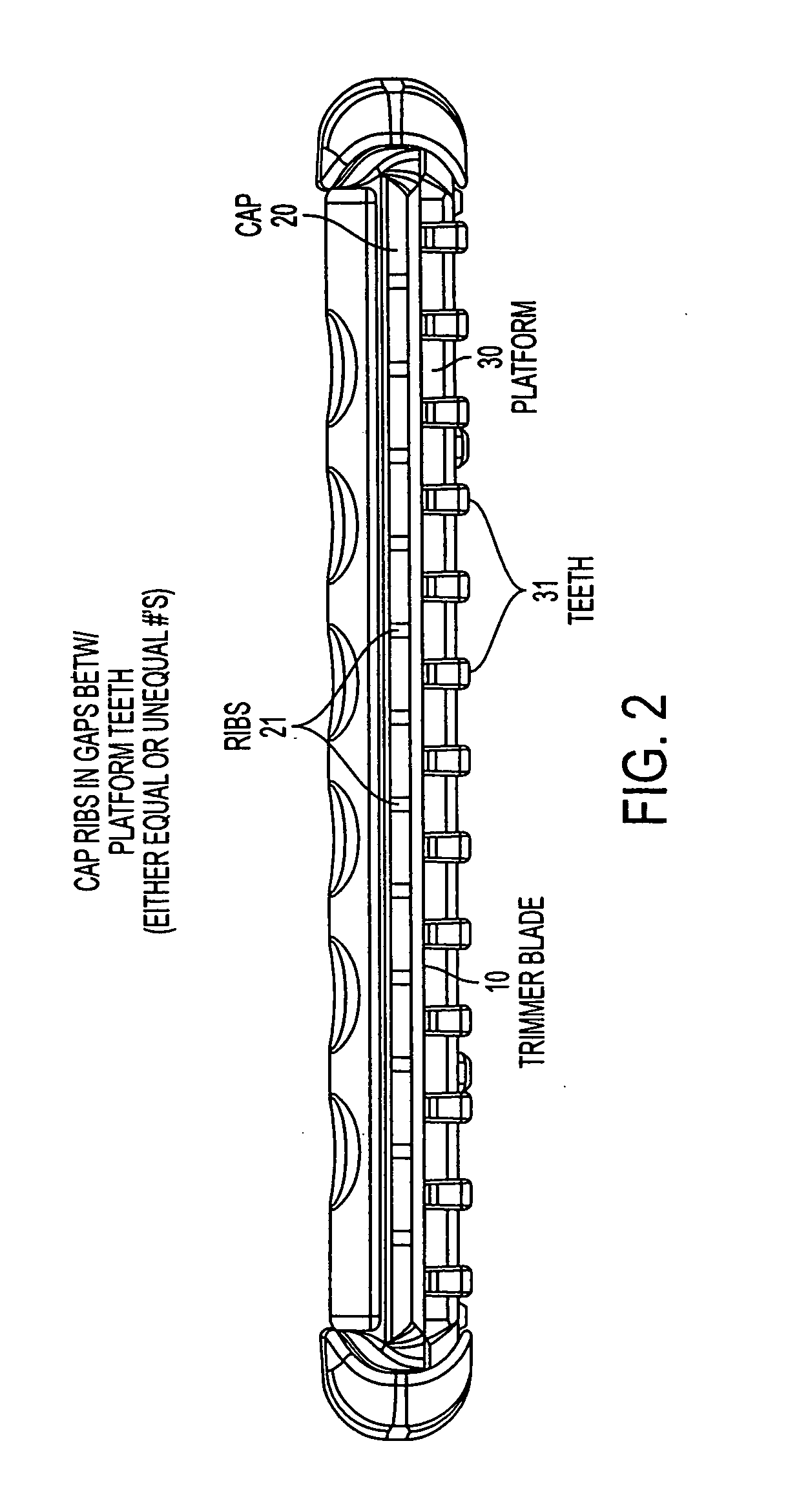 Trimmer for shaving razor