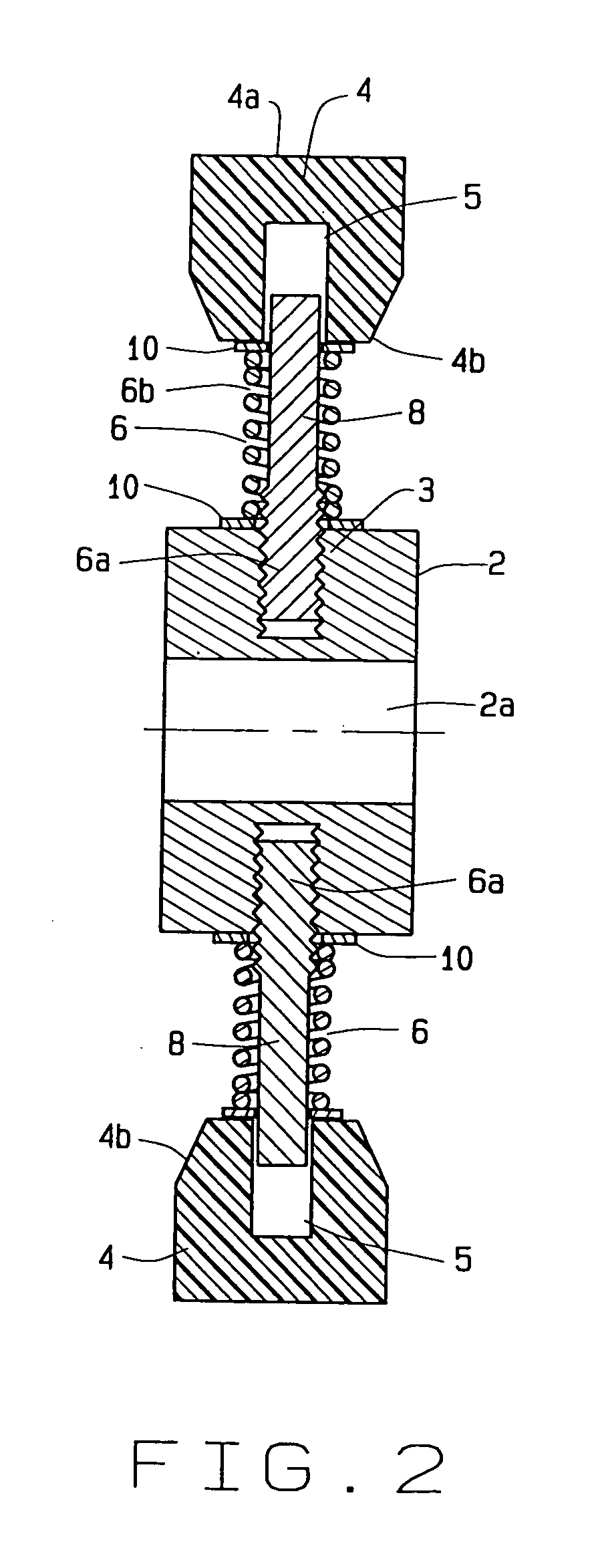 Internal wheel suspension system with shock absorption