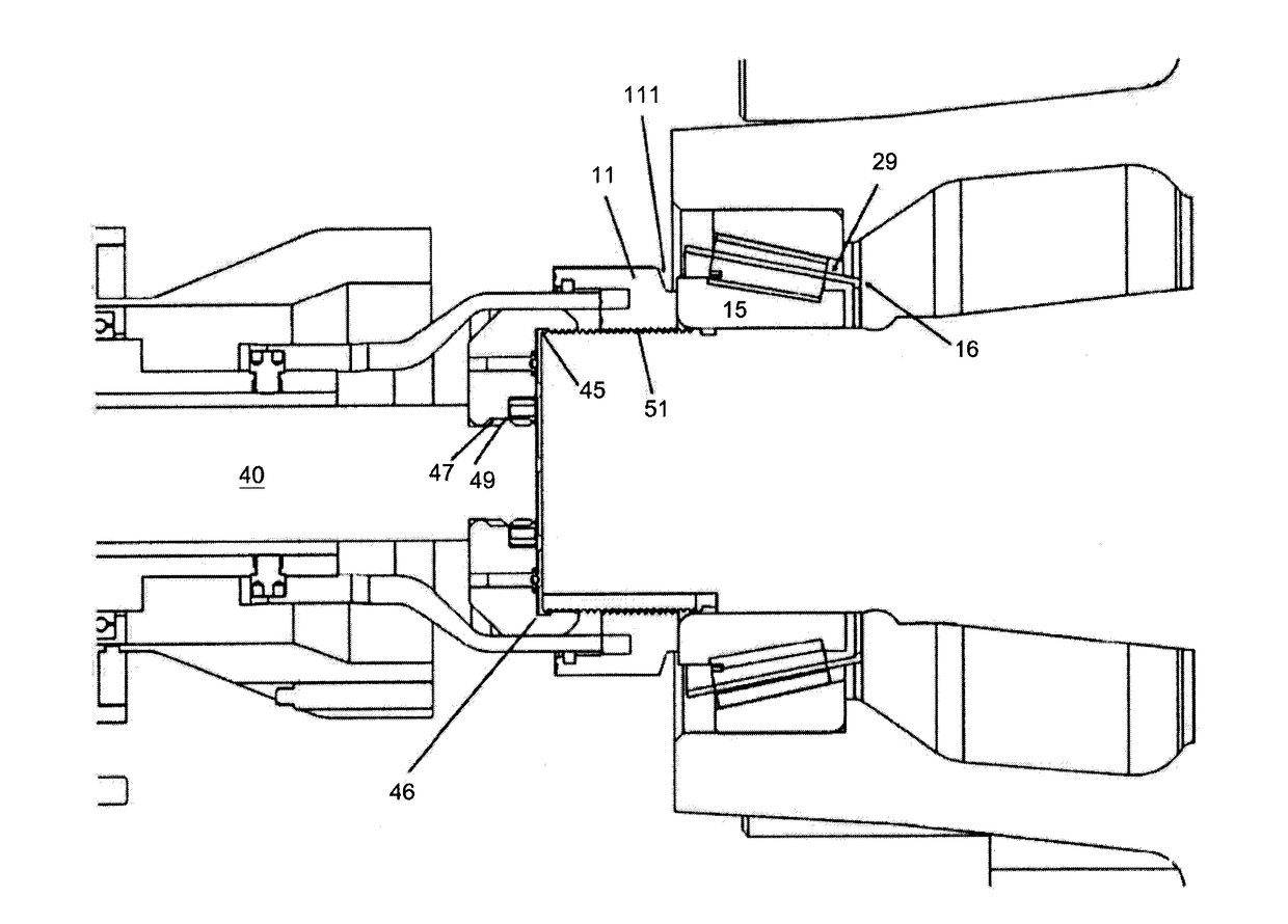 Systems and methods for preloading a bearing