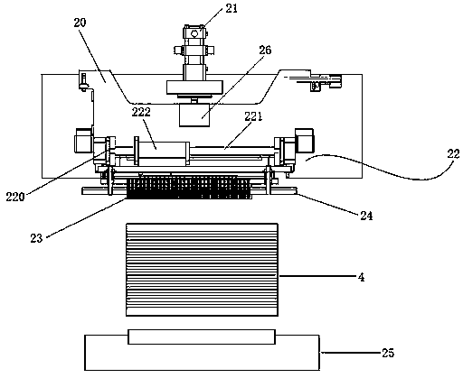 Horizontal type uniform-air-pressure pipe expansion device