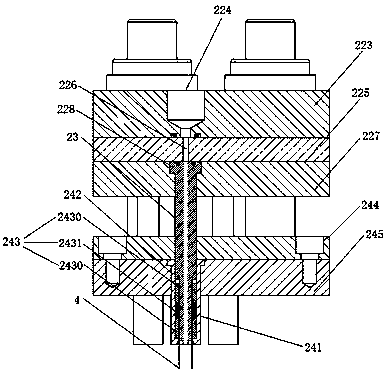 Horizontal type uniform-air-pressure pipe expansion device