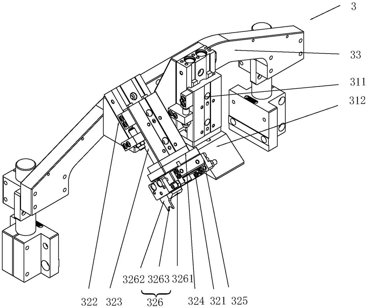 Selenium drum power end protecting cover assembling machine