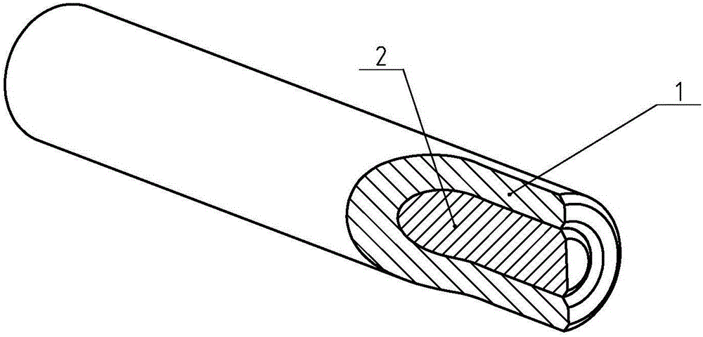 Connection column for reducing temperature rise at electrician busbar lap joint part