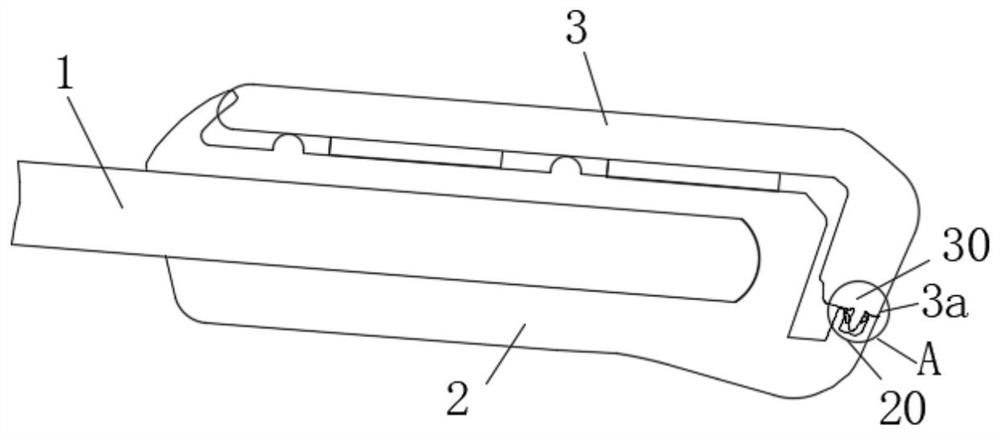 Car window assembly with decorating part