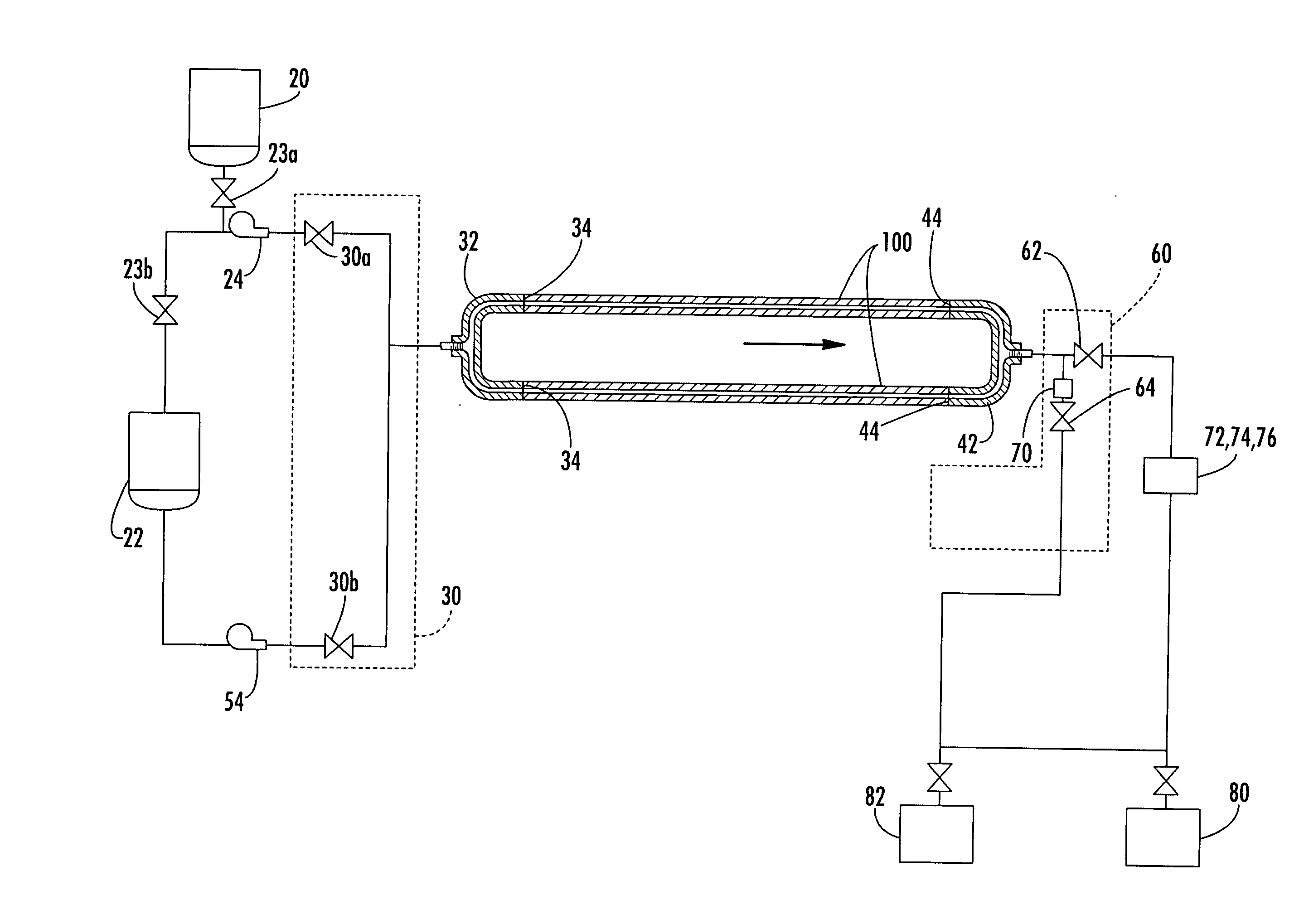 Combined pressure test and clean apparatus