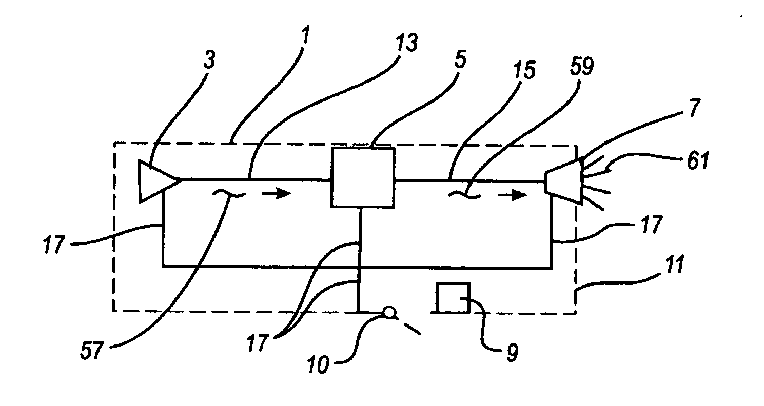 Self-contained real-time gait therapy device