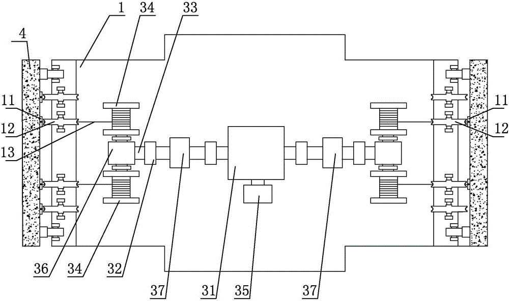 Driving device of stereoscopic garage lifting platform