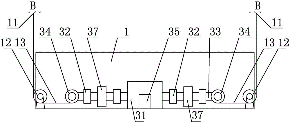 Driving device of stereoscopic garage lifting platform