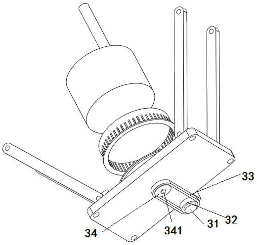 Ward monitoring management device for clinical nursing and working method thereof