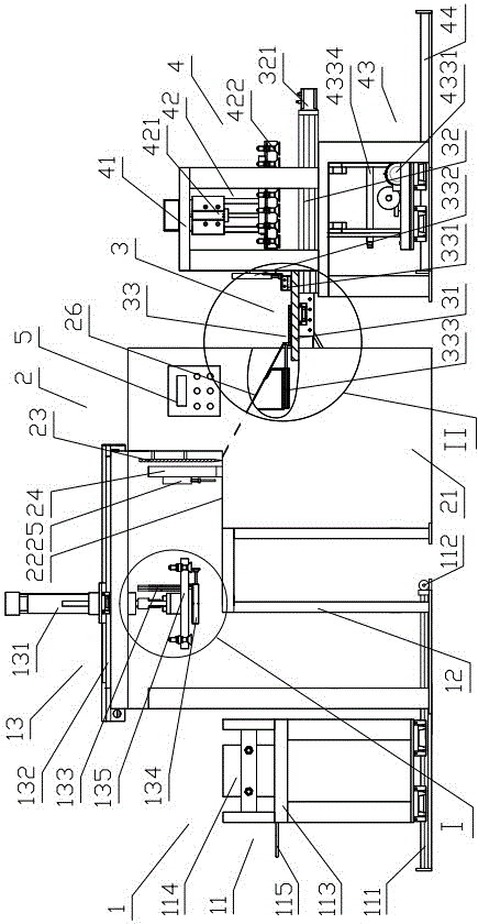 Automatic panel feeding, cutting, arranging and stacking device