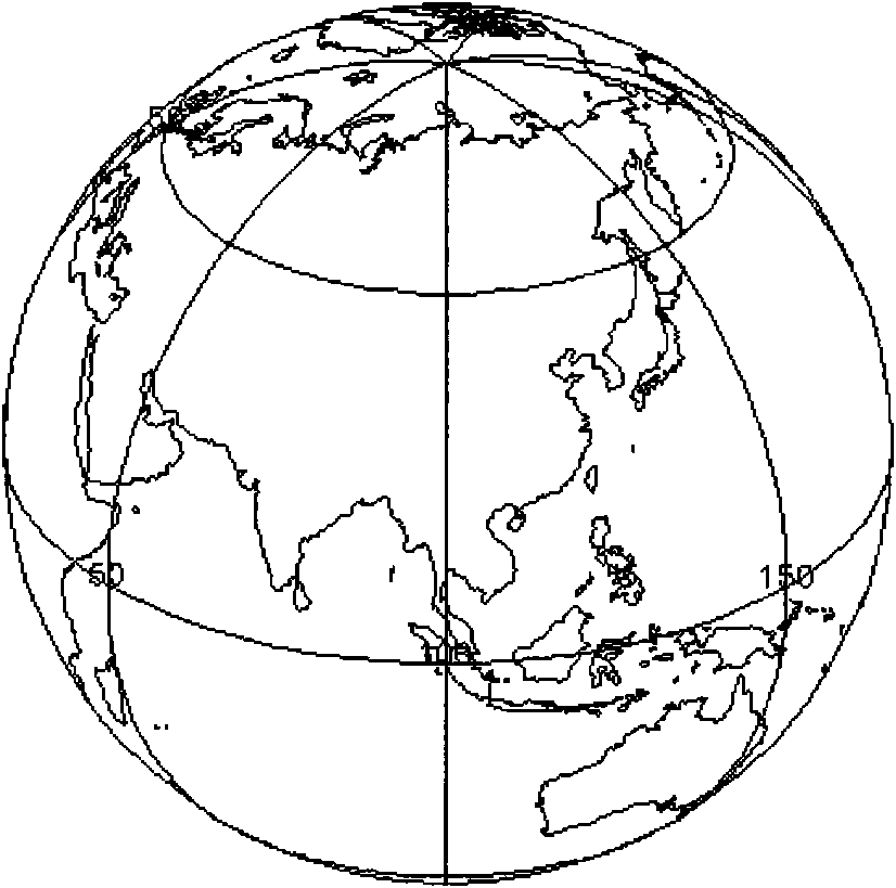 Data grading organization method based on longitude and latitude grid