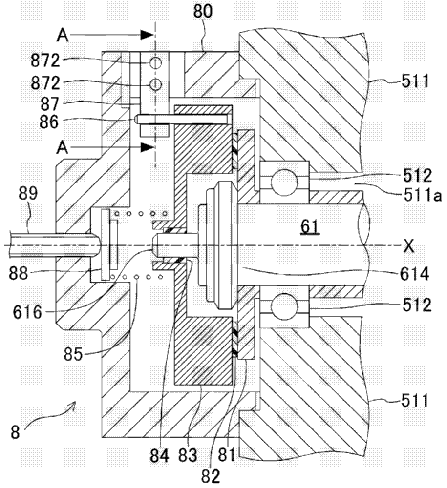 Gear tooth surface processing device and gear manufacturing method