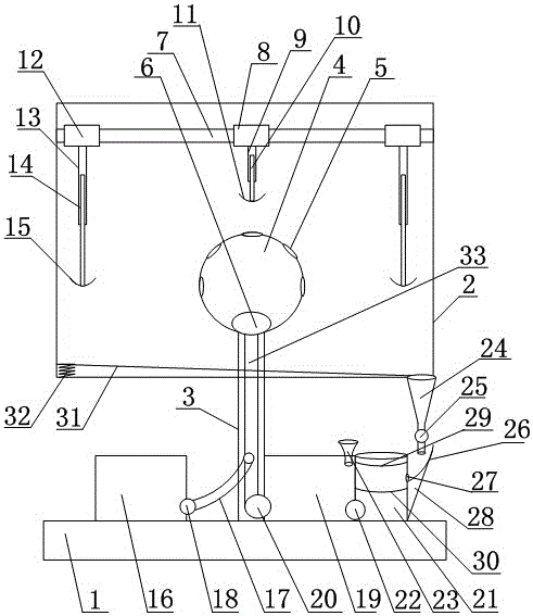 An electric bicycle flywheel polytetrafluoroethylene layer spraying device