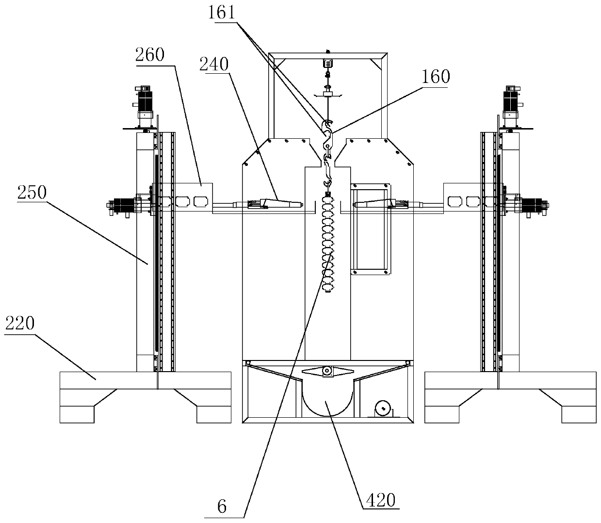 Heating radiator spraying production line