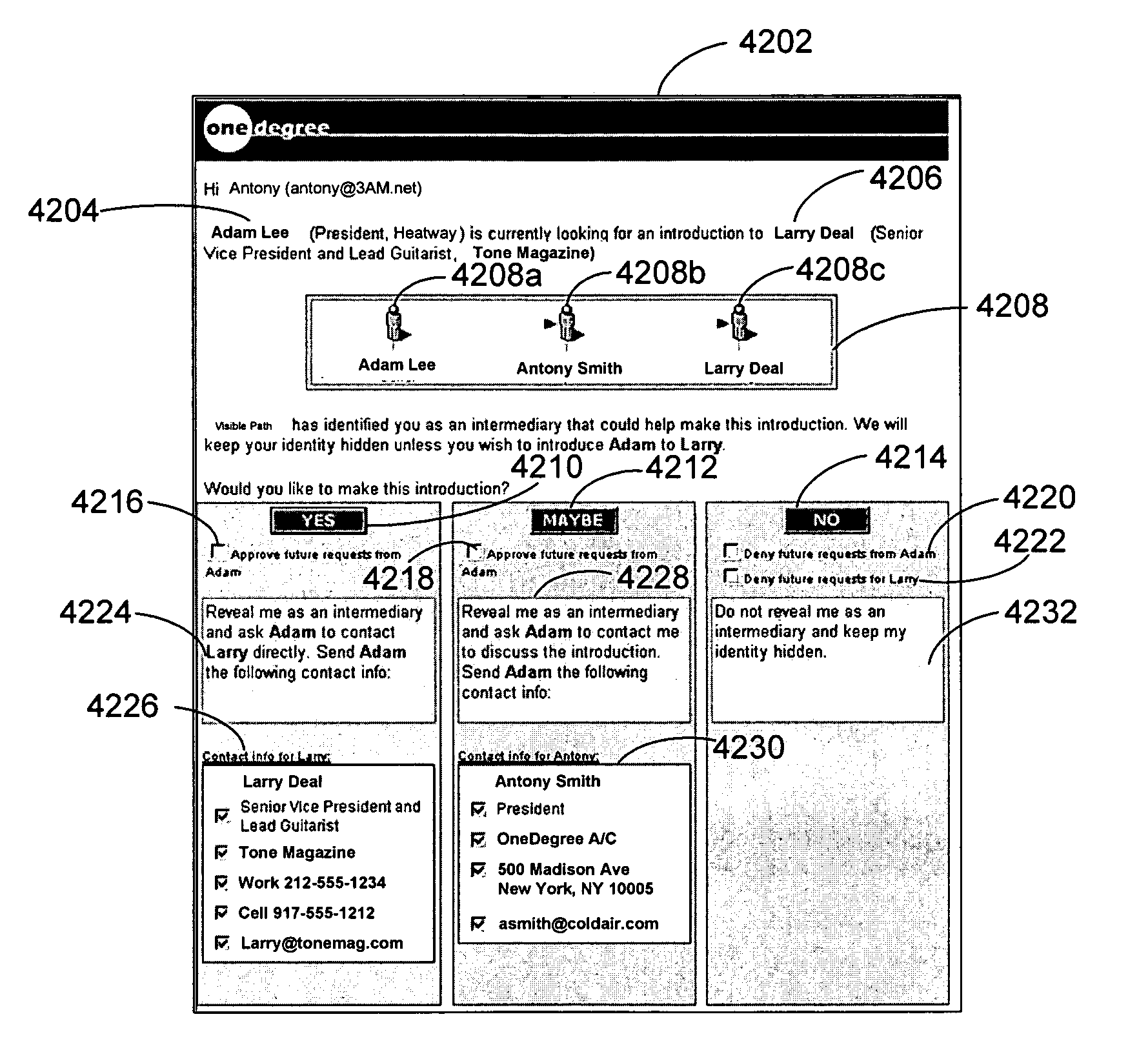 System and method for enforcing privacy in social networks