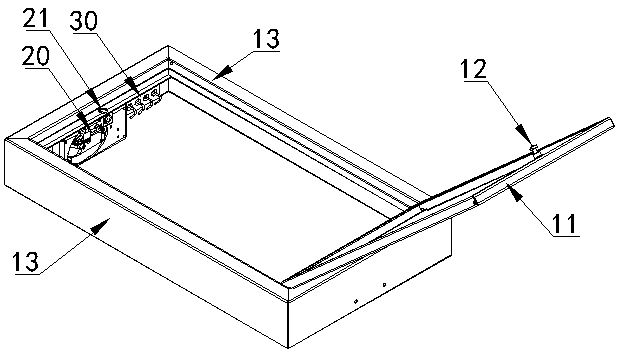 Full-automatic electric control lock type safe deposit box inner box, safe deposit box control system and unlocking method