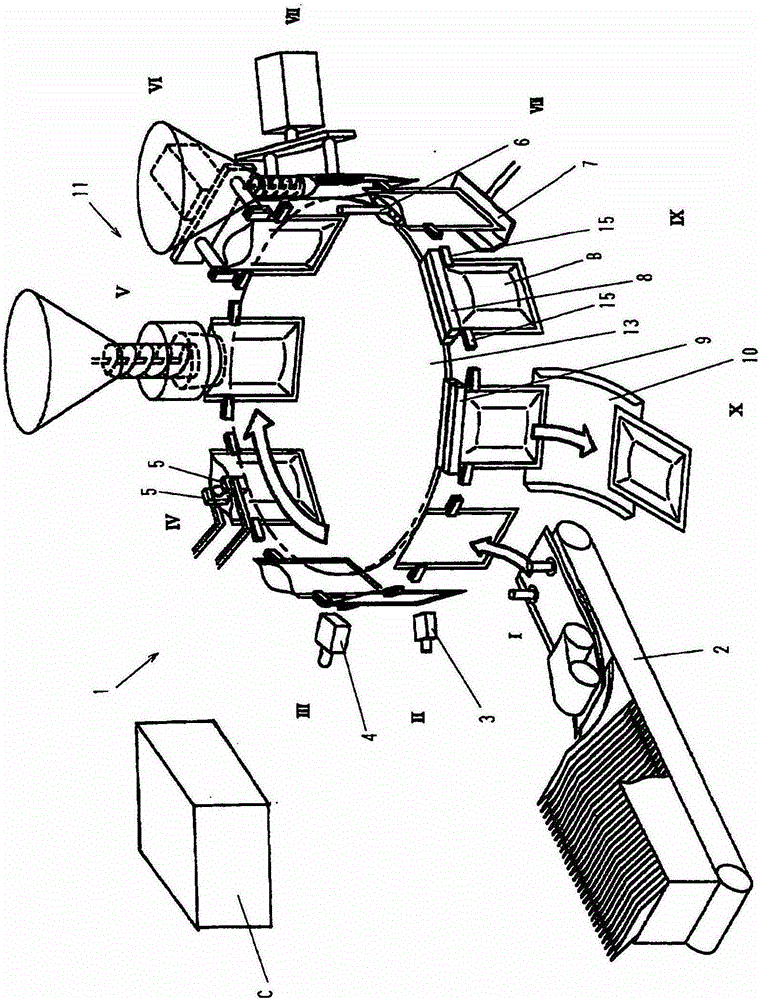 Packaged object filling device and method