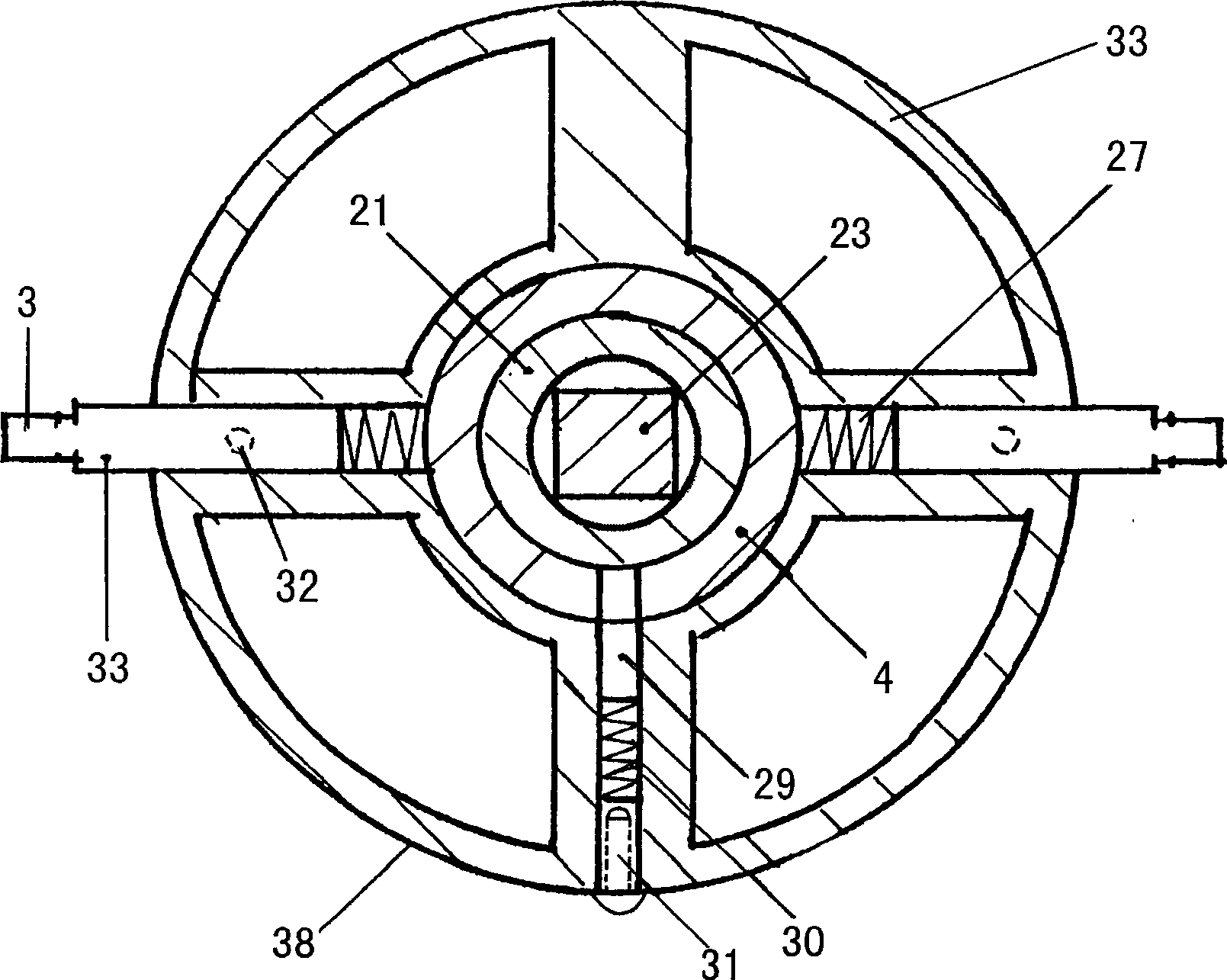 Bottom-expanding equipment for pipeline sinking precast reinforced concrete pile