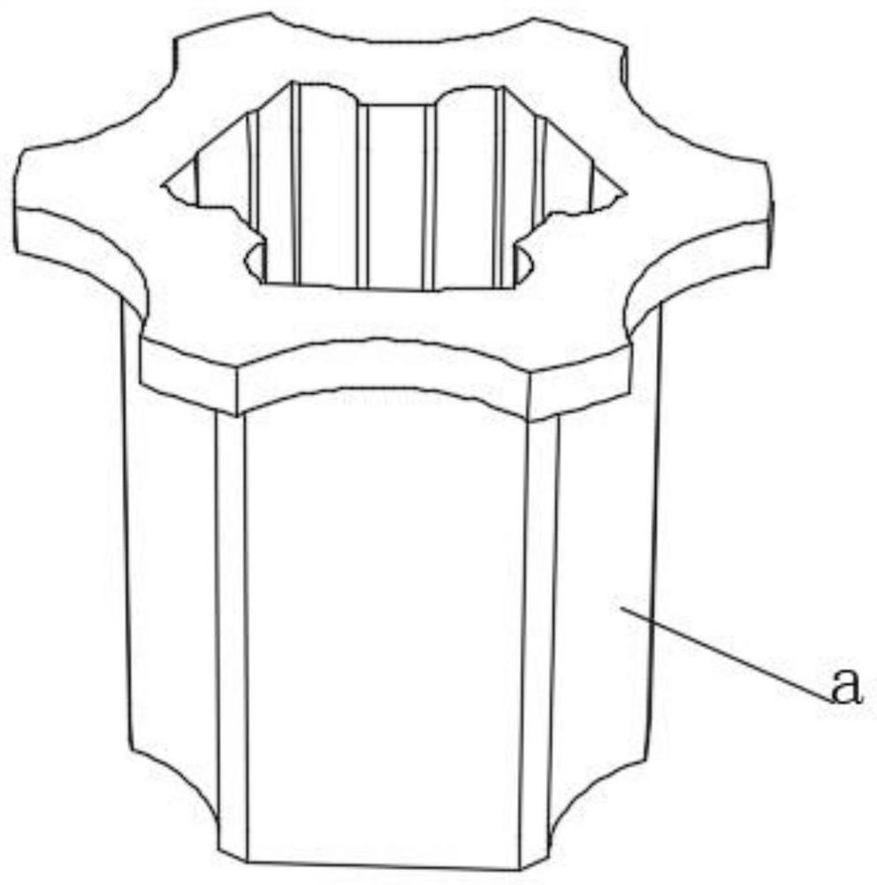 A kind of blank forging molding process of flange type universal joint sliding sleeve for vehicle