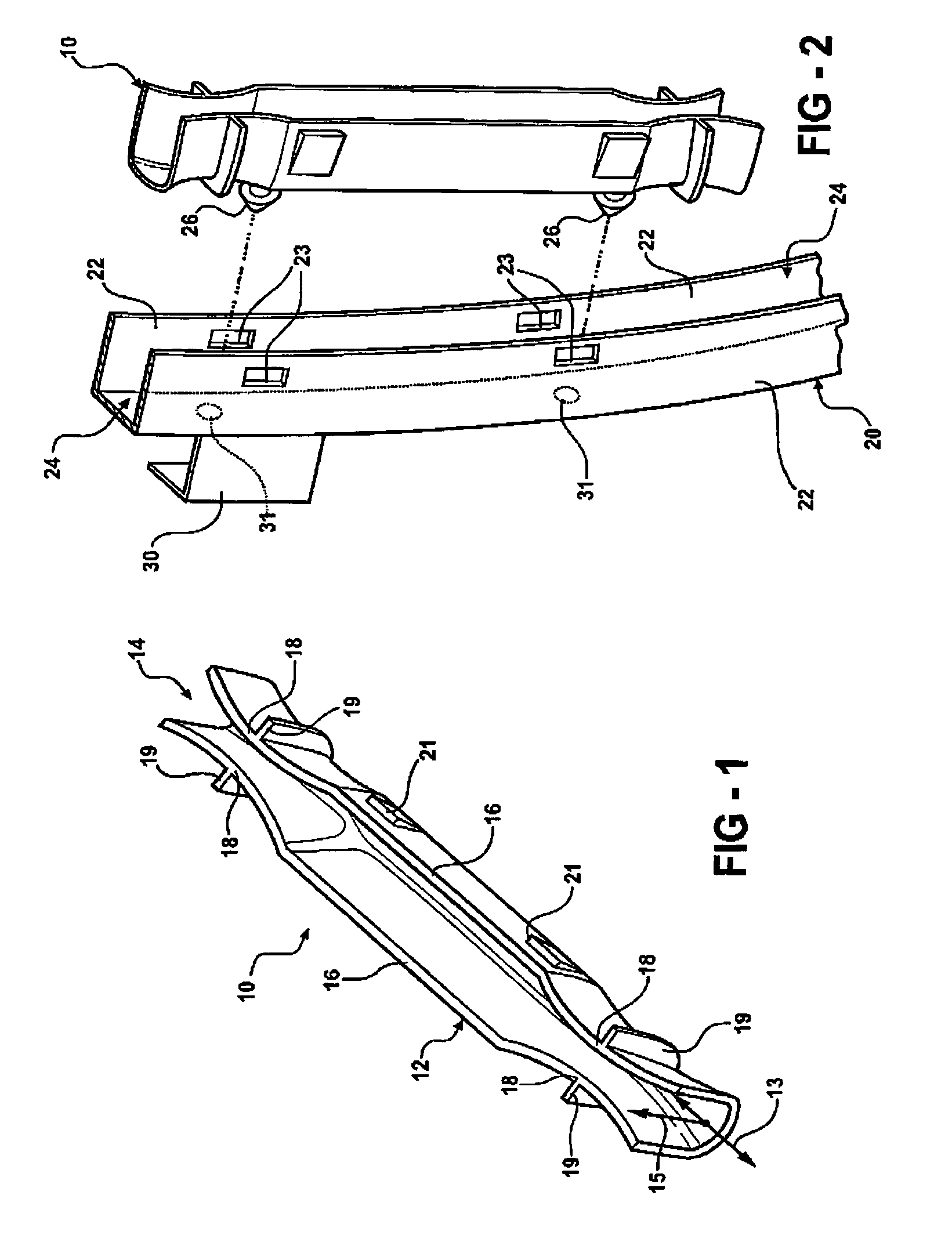 Stabilizer clip for window assembly